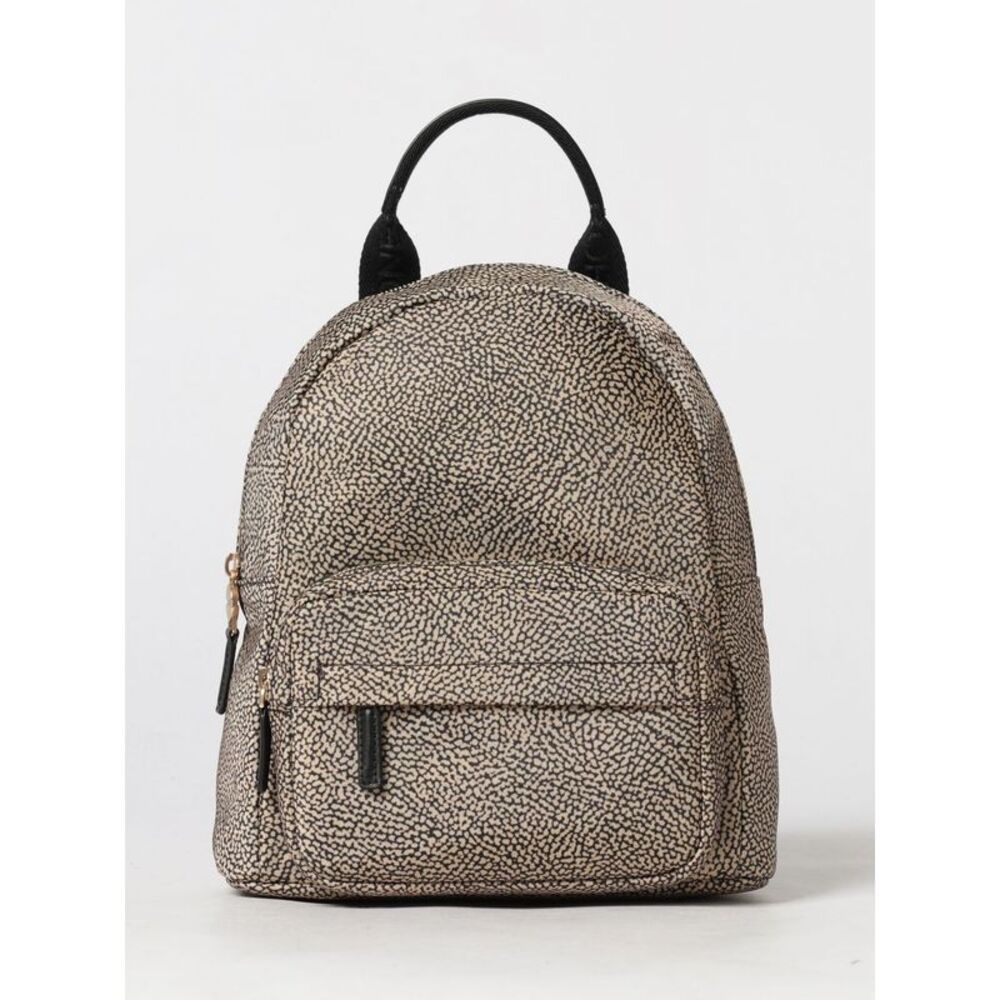 Borbonese Women Rounded Polka Dot Recycled Nylon Borbonese Backpack